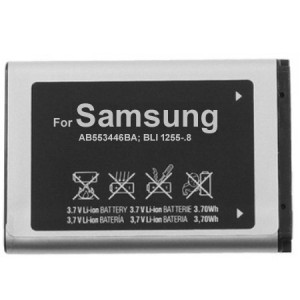 Mobile phone battery replacement for Samsung AB553446BAB BLI1255-8 M400 SCH-R270X SGH-A837 SGH-S125G SPH-M400